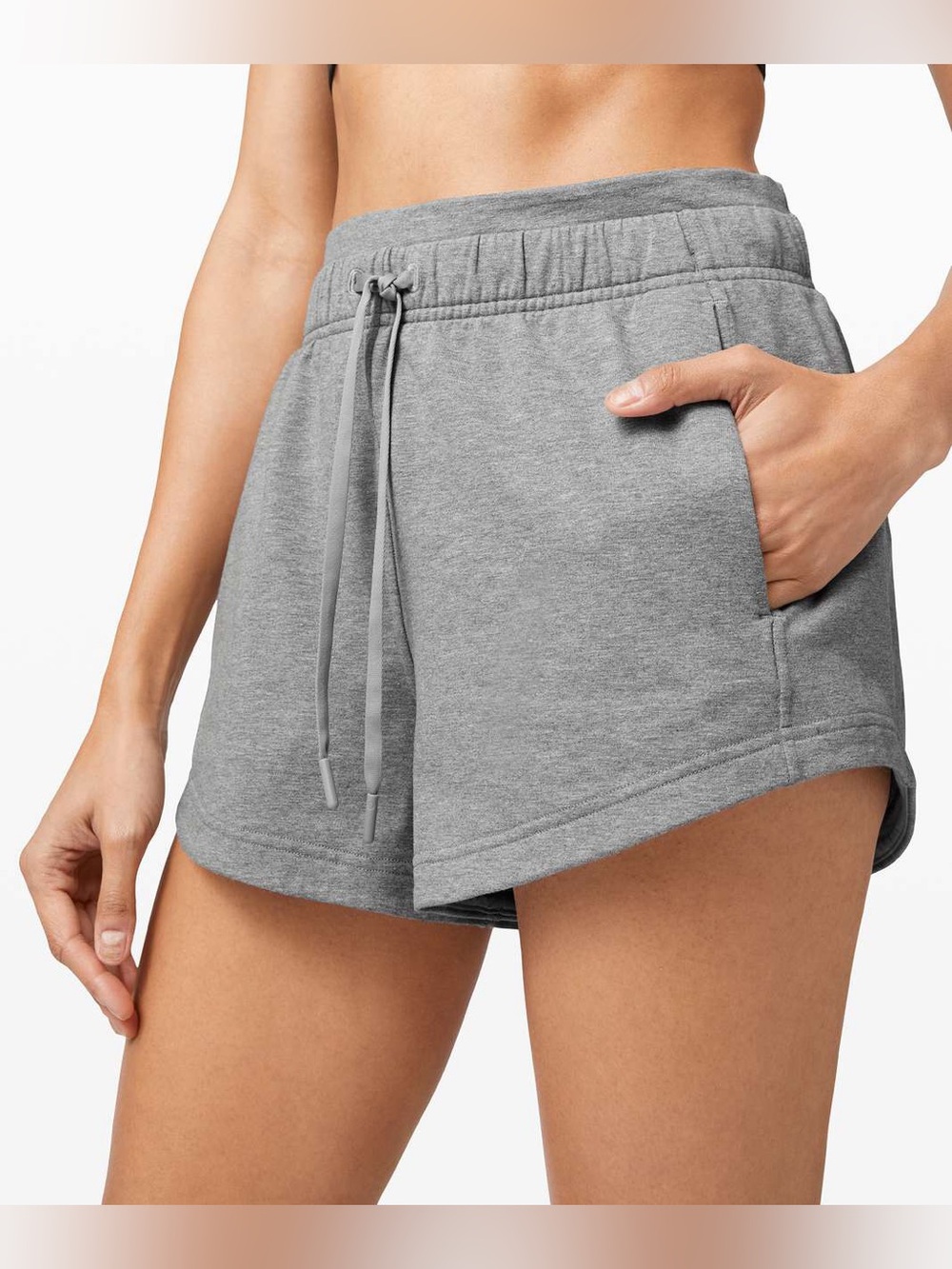 Lululemon Inner Glow Short 3" *Terry
Heathered Core Medium Grey size 6